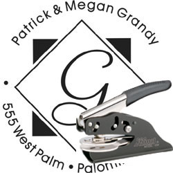 Holiday Monogram Stamp - HMS1 HOLIDAY_MONOGRAM_STAMP_HMS1