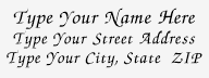 Address Stamp 2 - Wood ADDRESS_STAMP2_WH