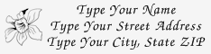 Address Stamp 6 - XStamper ADDRESS_STAMP6_X