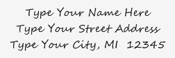 Address Stamp 9 - Self Inking ADDRESS_STAMP9_SI