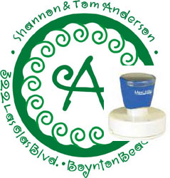 Holiday Monogram Stamp - HMS1 HOLIDAY_MONOGRAM_STAMP_HMS1