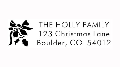 Holiday Stamp Holly - Trodat HOLIDAY_STAMP_HOLLY_TRODAT