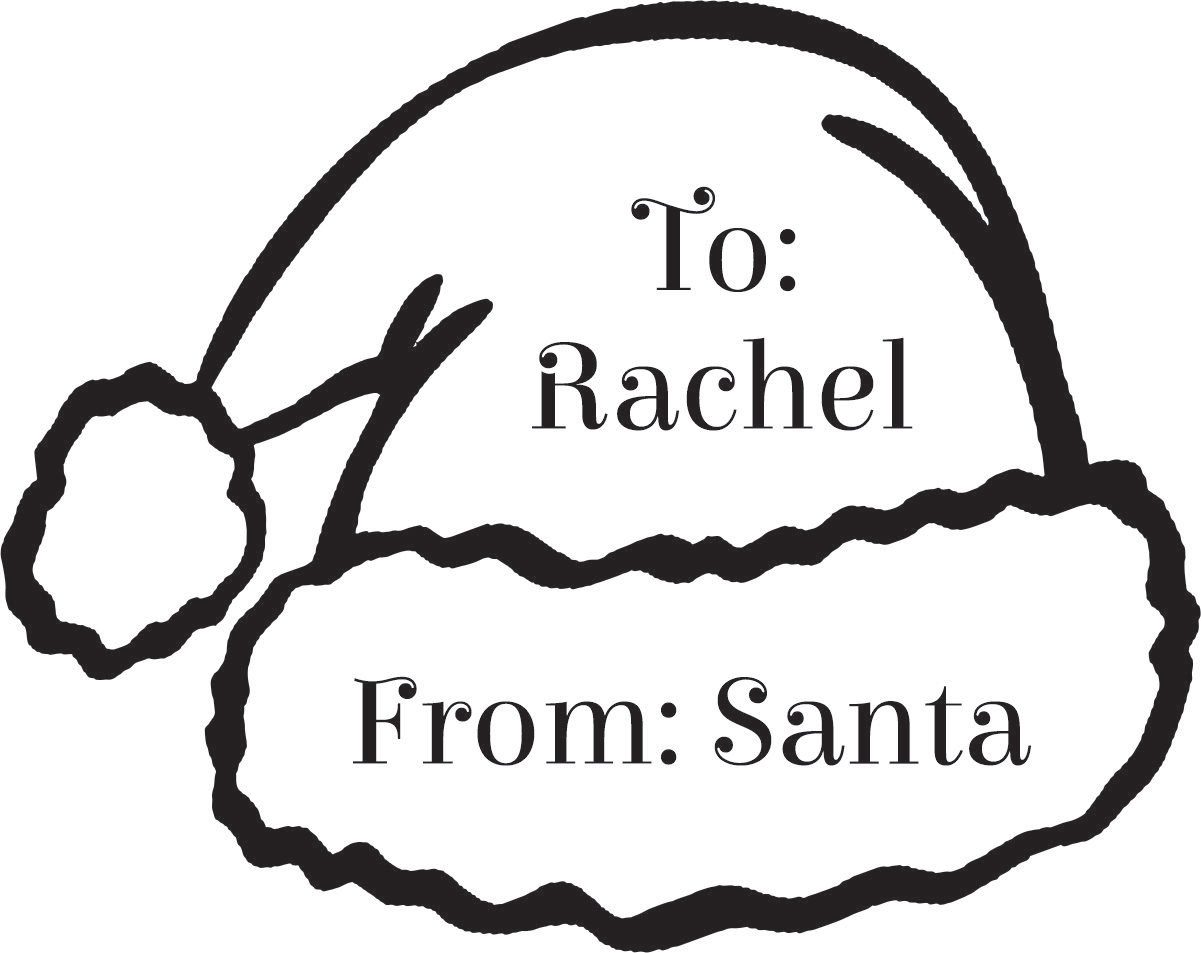 Craft Stamp Christmas 11 - To From Custom