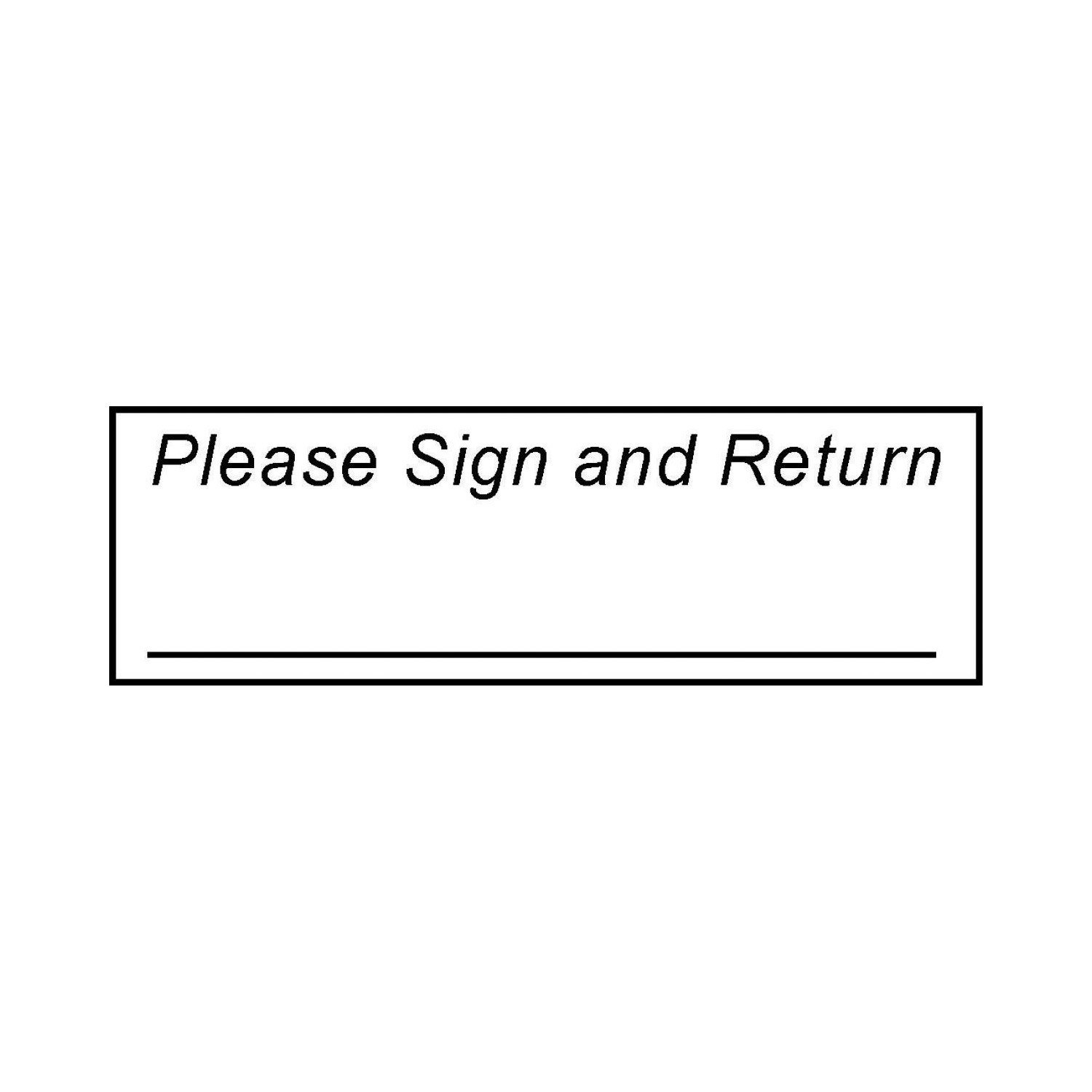 Teacher Stamp 8 - Please Sign and Return