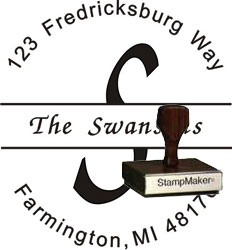 Holiday Monogram Stamp - HMS1 HOLIDAY_MONOGRAM_STAMP_HMS1