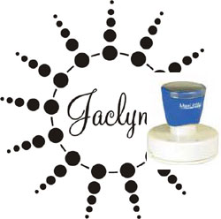 Holiday Monogram Stamp - HMS1 HOLIDAY_MONOGRAM_STAMP_HMS1