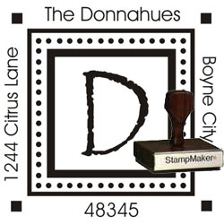 Holiday Monogram Stamp - HMS1 HOLIDAY_MONOGRAM_STAMP_HMS1