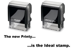 Ideal Self Inking Stamps