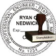 Engineer Seal - Wood Stamp - Nevada ENGINEER_STAMP_WOOD_NEVADA