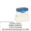 Notary Stamp - ML185 Pre-Inked Stamp - Alaska NOTARY_STAMP_ALASKA