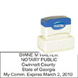 Notary Stamp - ML185 Pre-Inked Stamp - Georgia NOTARY_STAMP_GEORGIA