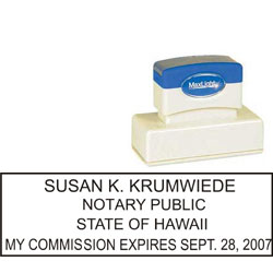 Notary Stamp - ML185 Pre-Inked Stamp - Colorado NOTARY_STAMP_COLORADO