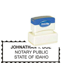 Notary Stamp - ML185 Pre-Inked Stamp - Idaho NOTARY_STAMP_IDAHO