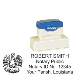 Notary Stamp - ML185 Pre-Inked Stamp - Louisiana NOTARY_STAMP_LOUISIANA