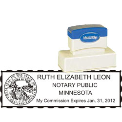 Notary Stamp - ML185 Pre-Inked Stamp - Colorado NOTARY_STAMP_COLORADO
