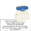 Notary Stamp - ML165 Pre-Ink Stamp - Missouri_Large NOTARY_STAMP_MISSOURI_2