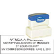 Notary Stamp - ML185 Pre-Ink Stamp - Missouri NOTARY_STAMP_MISSOURI