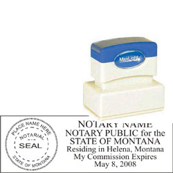 Notary Stamp - ML185 Pre-Inked Stamp - Montana_Large NOTARY_STAMP_MONTANA
