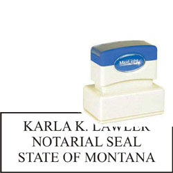 Notary Stamp - ML115 Pre-Inked Stamp - Montana NOTARY_STAMP_MONTANA_2