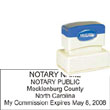 Notary Stamp - ML185 Pre-Inked Stamp - North Carolina NOTARY_STAMP_NORTH_CAROLINA