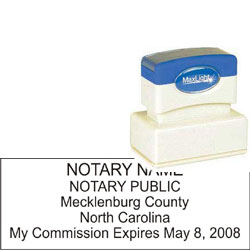 Notary Stamp - ML185 Pre-Inked Stamp - North Carolina NOTARY_STAMP_NORTH_CAROLINA
