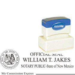 Notary Stamp - ML185 Pre-Inked Stamp - New Mexico NOTARY_STAMP_NEW_MEXICO