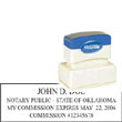 Notary Stamp - ML185 Pre-Ink Stamp - Oklahoma NOTARY_STAMP_OKLAHOMA