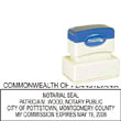 Notary Stamp - ML185 Pre-Inked Stamp - Pennsylvania NOTARY_STAMP_PENNSYLVANIA