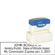 Notary Stamp - ML185 Pre-Inked Stamp - Rhode_Island NOTARY_STAMP_RHODE_ISLAND