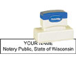 Notary Stamp - ML185 Pre-Ink Stamp - Wisconsin NOTARY_STAMP_WISCONSIN