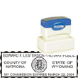 Notary Stamp - ML185 Pre-Ink Stamp - Wyoming NOTARY_STAMP_WYOMING