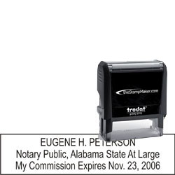 Notary Stamp - Trodat 4915 - Alabama NOTARY_SELF_INKING_STAMP_AL