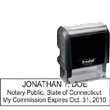Notary Stamp - Trodat 4913 - Connecticut NOTARY_SELF_INKING_STAMP_CT