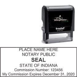 Notary Stamp - Trodat 4915 - Indiana NOTARY_SELF_INKING_STAMP_IN