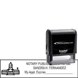 Notary Stamp - Trodat 4915 - Kansas NOTARY_SELF_INKING_STAMP_KS