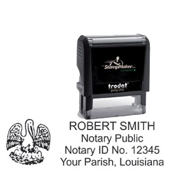 Notary Stamp - Trodat 4915 - Louisiana NOTARY_SELF_INKING_STAMP_LA