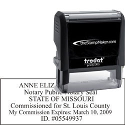 Notary Stamp - Trodat 4915 - Missouri 2 NOTARY_SELF_INKING_STAMP_MO2