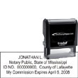 Notary Stamp - Trodat 4915 - Mississippi NOTARY_SELF_INKING_STAMP_MS