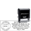 Notary Stamp - Trodat 4915 - Montana NOTARY_SELF_INKING_STAMP_MT2
