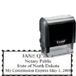 Notary Stamp - Trodat 4913 - North Dakota NOTARY_SELF_INKING_STAMP_ND