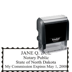 Notary Stamp - Trodat 4913 - North Dakota NOTARY_SELF_INKING_STAMP_ND