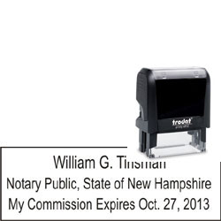 Notary Stamp - Trodat 4912 - New Hampshire NOTARY_SELF_INKING_STAMP_NH