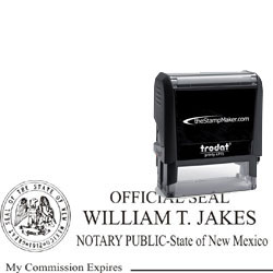 Notary Stamp - Trodat 4915 - New Mexico NOTARY_SELF_INKING_STAMP_NM