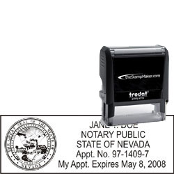 Notary Stamp - Trodat 4915 - Nevada NOTARY_SELF_INKING_STAMP_NV