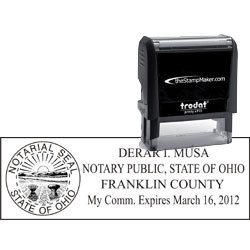 Notary Stamp - Trodat 4915 - Ohio NOTARY_SELF_INKING_STAMP_OH