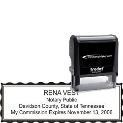 Notary Stamp - Trodat 4915 - Tennessee NOTARY_SELF_INKING_STAMP_TN