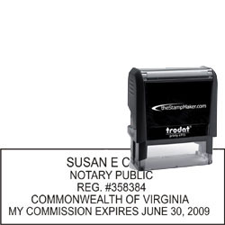 Notary Stamp - Trodat 4915 - Virginia NOTARY_SELF_INKING_STAMP_VA