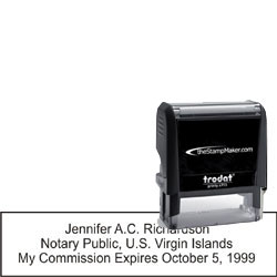 Notary Stamp - Trodat 4915 - Virgin Islands 2 NOTARY_SELF_INKING_STAMP_VI2