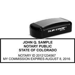 Notary Pocket Stamp 2773 - Colorado NOTARY_POCKET_STAMP_CO