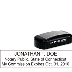 Notary Pocket Stamp 2773 - Connecticut NOTARY_POCKET_STAMP_CT